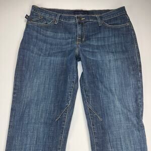 Rock & Republic Emo Jeans Slender Boyfriend Mid Rise Medium Wash Size 14